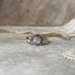 Moonstone Round Boho 925 Sterling Silver Ring