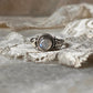 Moonstone Round Boho 925 Sterling Silver Ring