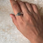 Artisan Labradorite Round Ring – Boho Inspired Design in Silver  