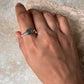 Handcrafted Boho II Ring with Round Labradorite in 925 Silver