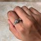 Moonstone Round Boho 925 Sterling Silver Ring