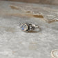 Moonstone Round Boho 925 Sterling Silver Ring