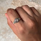 Moonstone Round Boho 925 Sterling Silver Ring