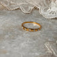 Gold Vermeil Eclipse White Topaz Band 925 Sterling Silver Ring