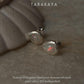 Natural Ethiopian Opal Pear Stud Earrings in 925 Sterling Silver  