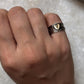 Wire Wrap Heart Handcrafted Band 925 Sterling Silver Ring