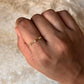 Gold Vermeil Golden Hour White Topaz 925 Sterling Silver Ring