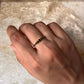 Gold Vermeil Black Spinel 9 Gradient 925 Sterling Silver Ring