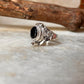 Black Onyx Vintage Storage 925 Sterling Silver Ring
