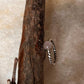 Rose Quartz Rope Band 925 Sterling Silver Ring