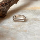 Double Square Stackable 925 Sterling Silver Ring