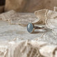 Aquamarine Natural Oval 925 Sterling Silver Ring