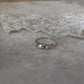Fresh Water Pearls 3 Band 925 Sterling Silver Ring