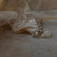 Fresh Water Pearls 3 Band 925 Sterling Silver Ring
