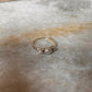 Fresh Water Pearls 3 Band 925 Sterling Silver Ring