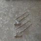 925 silver butterfly and pearl Sui Dhaga earrings  