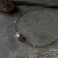 Baroque Pearl , Aquamarine & Fresh Water Pearls 925 Sterling Silver Choker Necklace