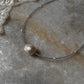 Baroque Pearl , Aquamarine & Fresh Water Pearls 925 Sterling Silver Choker Necklace