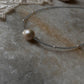 Baroque Pearl , Aquamarine & Fresh Water Pearls 925 Sterling Silver Choker Necklace