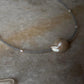 Baroque Pearl , Aquamarine & Fresh Water Pearls 925 Sterling Silver Choker Necklace