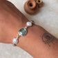 Luxury kyanite pearl bracelet for women  