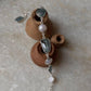 Gemstone bracelet with kyanite and freshwater pearls