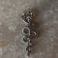 Spiritual Snake Trishul Pendant in 925 Silver