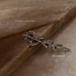 Sterling Silver Trident Pendant with Serpent Motif  