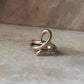 Statement sculpture knot ring for contemporary style  