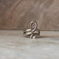 Sculpture Knot 925 Sterling Silver Ring close-up 