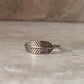 Leaf Detailed Band 925 Sterling Silver Ring