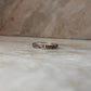 Thin Vintage Motif 925 Sterling Silver Band Ring