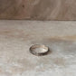 Thin Vintage Motif 925 Sterling Silver Band Ring