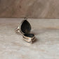 Plain Antique Boho Poisen /Storage 925 Sterling Silver Ring