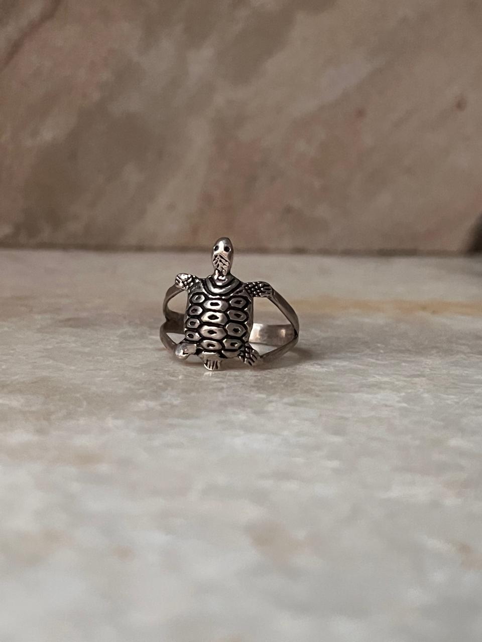 Tortoise 1 925 Sterling Silver Ring