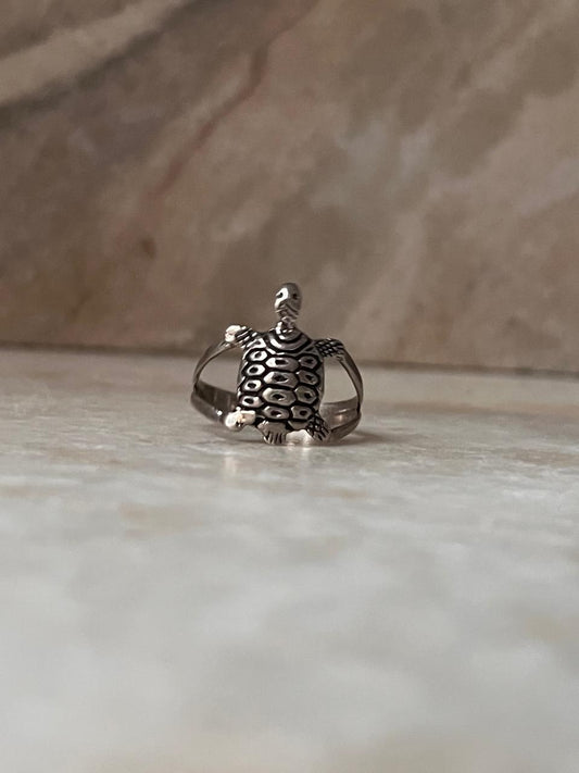 Tortoise 1 925 Sterling Silver Ring