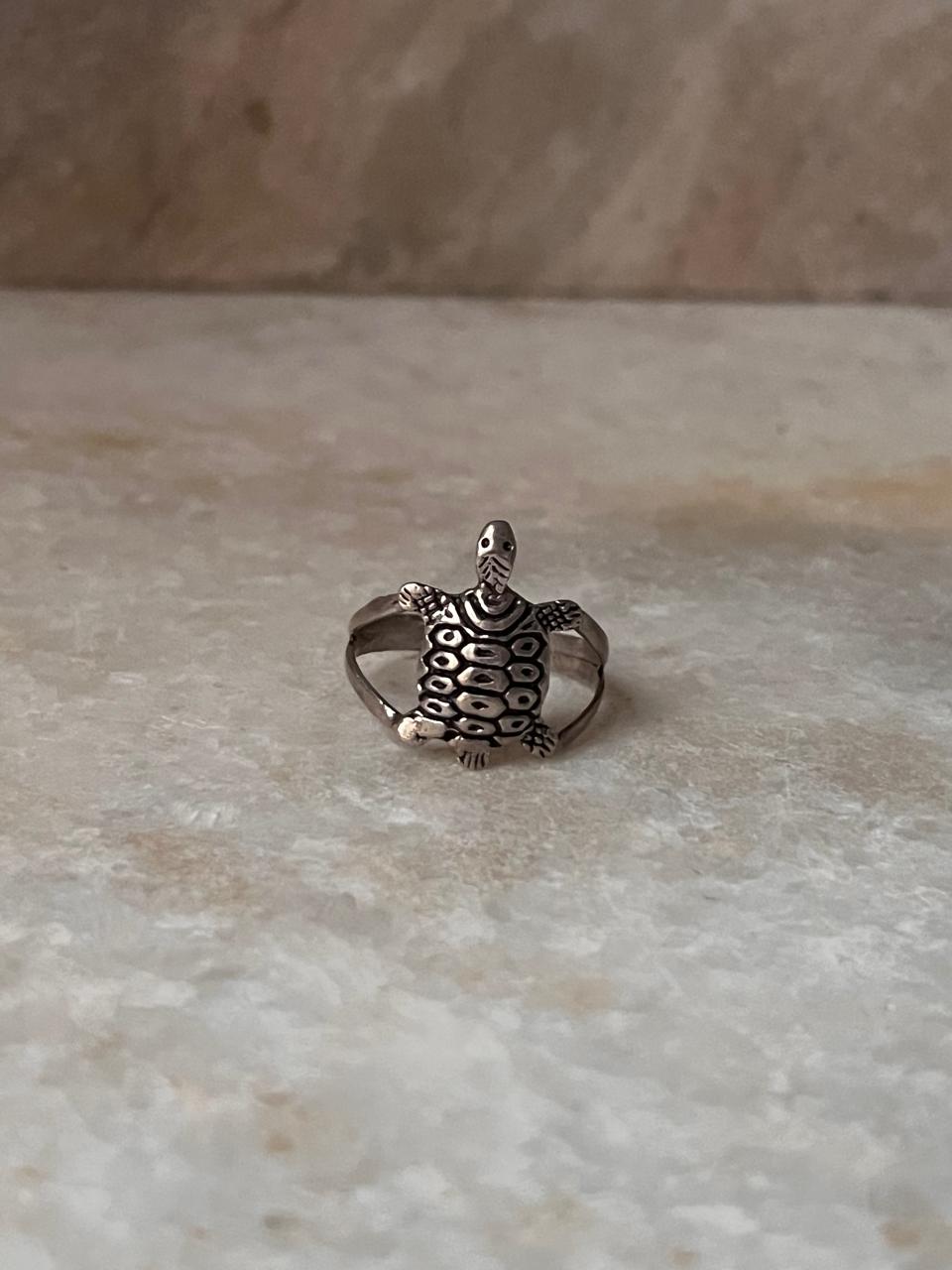 Tortoise 1 925 Sterling Silver Ring