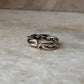 Chunky Twist Braided Adjustable Handcrafted 925 Sterling Silver Ring