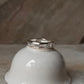 Clear Quartz Five Baguette Stone 925 Sterling Silver Ring
