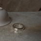 Clear Quartz Five Baguette Stone 925 Sterling Silver Ring