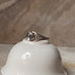 Clear Quartz Master Healer Round Boho 925 Sterling Silver Ring