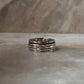 Hammered Spinner/ Meditation/ Jaap 925 Sterling Silver Ring