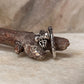 Damru Trishul Adjustable 925 Sterling Silver Ring