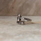 Damru Trishul Adjustable 925 Sterling Silver Ring