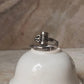 Damru Trishul Adjustable 925 Sterling Silver Ring