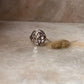 Shiv -Shakti / Aum - Trishul Round 925 Sterling Silver Ring