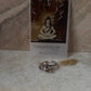 Damru Trishul Adjustable 925 Sterling Silver Ring