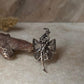 Dancing Mystic Angel Filigree Adjustable 925 Sterling Silver Ring
