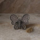 Big Filigree Handcrafted Butterfly 925 Sterling Silver Ring