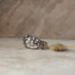 Detailed Garden Motif Adjustable 925 Sterling Silver Ring